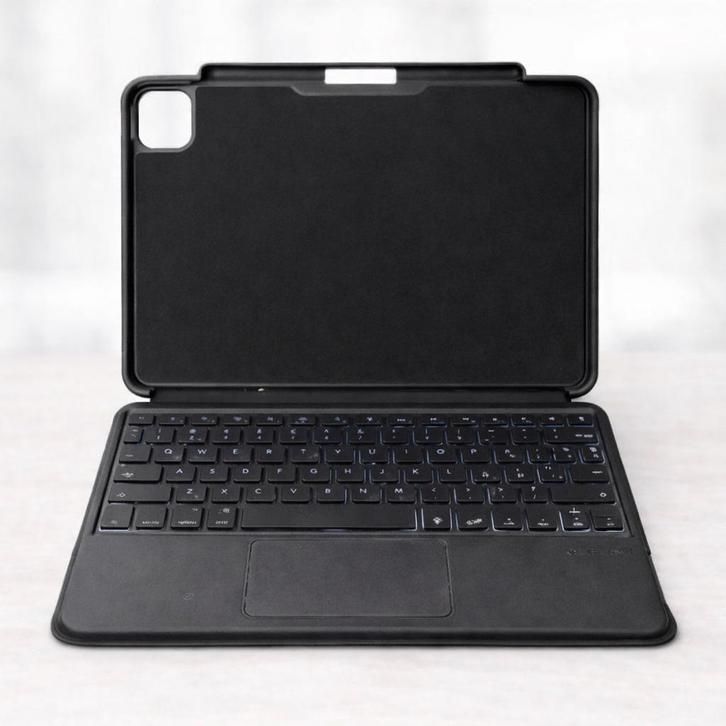 IPad coque Folio Keyboard 11’’ Noir, Informatique & Logiciels, Claviers, Comme neuf, Autres dispositions, Sans fil, Repliable