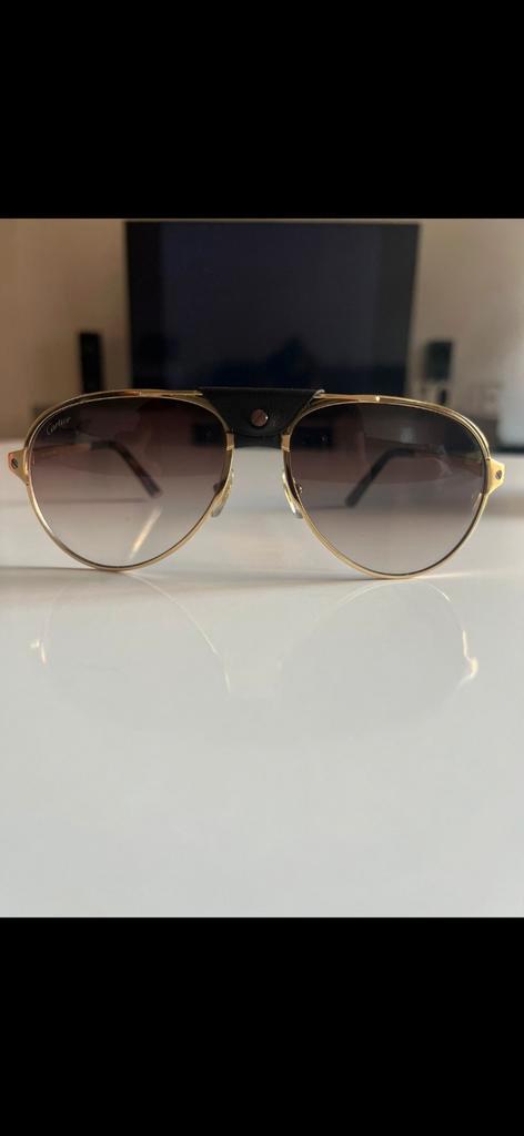 Santos de Cartier zonnebrillen, Handtassen en Accessoires, Zonnebrillen en Brillen | Heren, Zo goed als nieuw, Bril, Overige merken