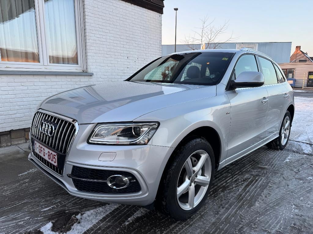 Audi Q5 S-Line Quattro 2.0 TDI |Pano|Sportief|Automaat|..., Autos, Audi, Particulier, Q5, 4x4, ABS, Airbags, Air conditionné, Bluetooth