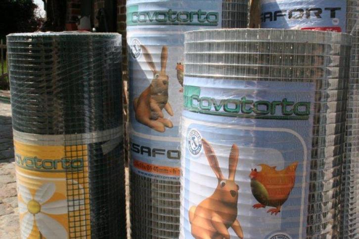 volièredraad verzinkt , zwart of groen, Dieren en Toebehoren, Vogels | Toebehoren, Nieuw, Kooi-accessoires, Ophalen