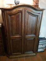 Tweedeurs kleerkast met kledingstang, Huis en Inrichting, Ophalen, Overige houtsoorten, Met hangruimte