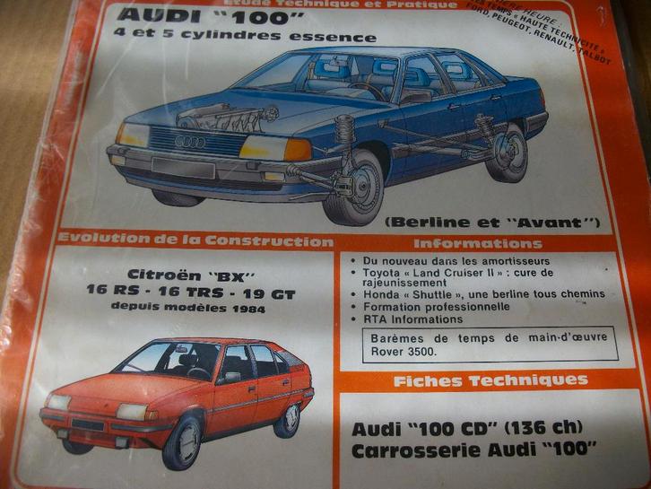revue technique audi 100 essence de 1982-1992, Auto diversen, Handleidingen en Instructieboekjes, Ophalen of Verzenden