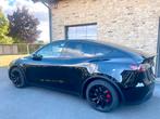 Tesla model Y 11/2024 long range RWD performance look, Auto's, Automaat, Achterwielaandrijving, Zwart, Zwart