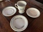 Lot de tasse et sous-tasses publicitaires OXO, Ophalen of Verzenden, Gebruikt, Gebruiksvoorwerp