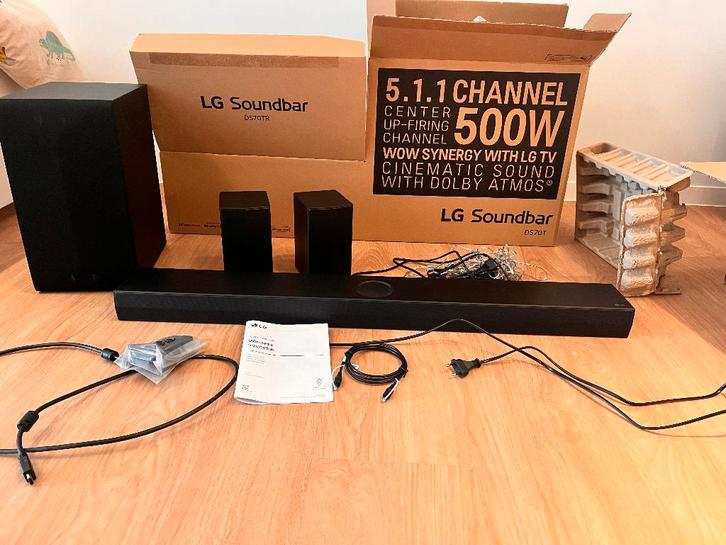 Splinternieuwe soundbar LG DS70TR, Audio, Tv en Foto, Soundbars, Nieuw, Bluetooth, Met externe subwoofer, Ophalen