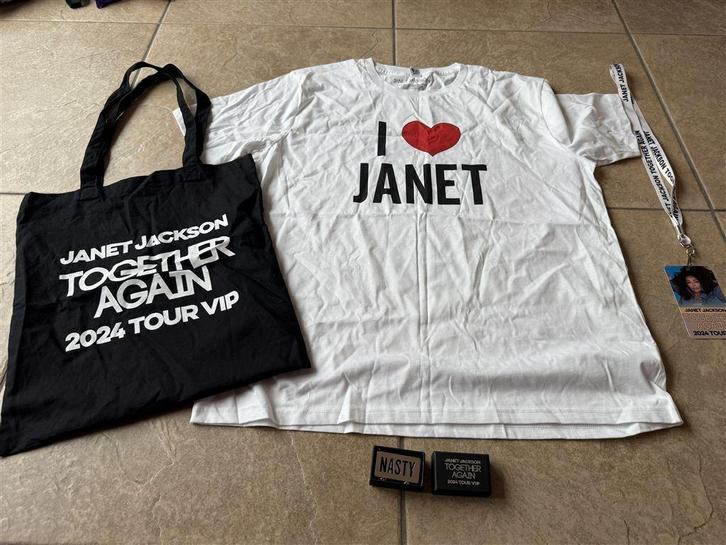 Janet Jackson Together Again UK Tour VIP M&G Merchandise Mee, Verzamelen, Muziek, Artiesten en Beroemdheden, Nieuw, Verzenden