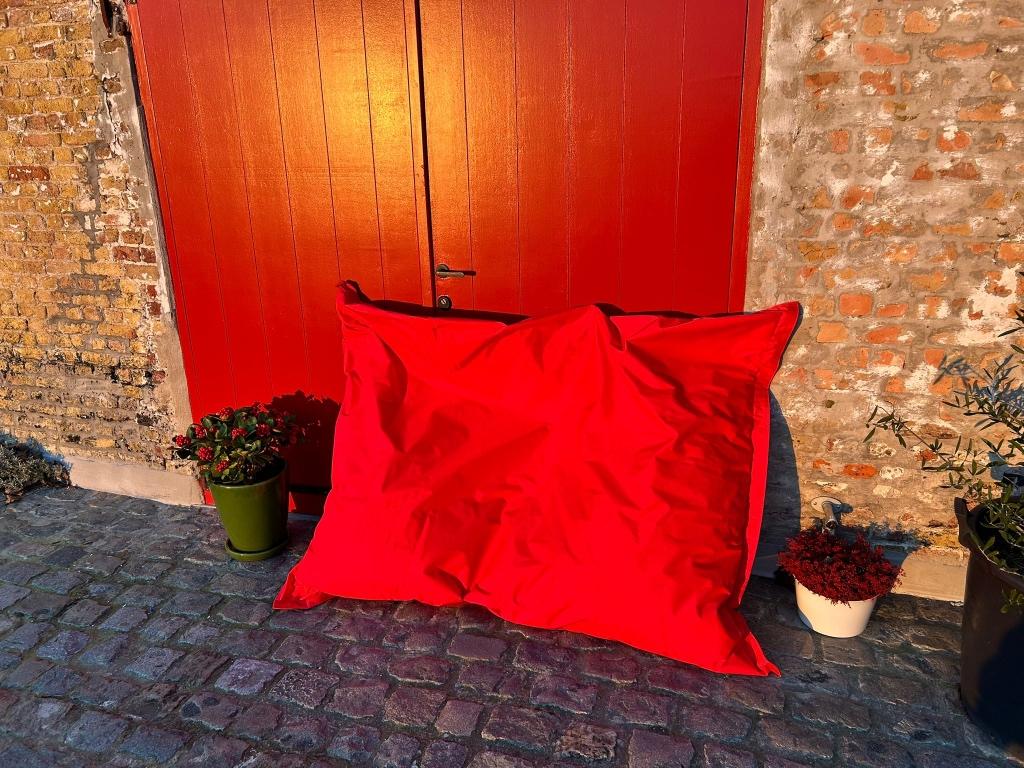 Zitzak fatboy, Maison & Meubles, Accessoires pour la Maison | Coussins, Enlèvement, Comme neuf, Rouge, Rectangulaire