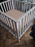 Park + matras, Kinderen en Baby's, Babyparken, Ophalen, Zo goed als nieuw, Vierkant, In hoogte verstelbaar
