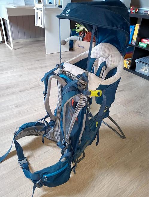 Deuter kid comfort 2 met afhaalbare zonwering, Kinderen en Baby's, Babydragers en Draagdoeken, Zo goed als nieuw, Draagzak, Ophalen