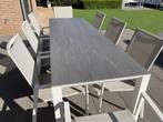 Tuin-terrastafel, Tuin en Terras, Ophalen, Zo goed als nieuw, Rechthoekig, Aluminium