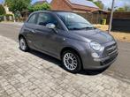 Fiat 500 Cabrio 1.2i 55000km AC LEDER ALU VELGEN Garantie !!, Leder, Bedrijf, 500C, Parkeersensor