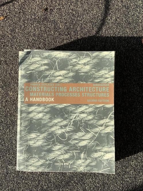 Constructing Architecture Andrea Deplazes handboek architect, Livres, Technique, Utilisé, Architecture, Enlèvement