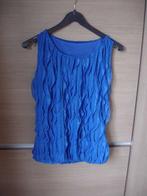 Blauw topje maat S / 36 / small, Vêtements | Femmes, Tops, Comme neuf, Taille 36 (S), Bleu, Sans manches