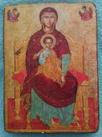 Geërfd. Ikoon met Maria en Jezus., Antiek en Kunst, Antiek | Religieuze voorwerpen, Ophalen of Verzenden