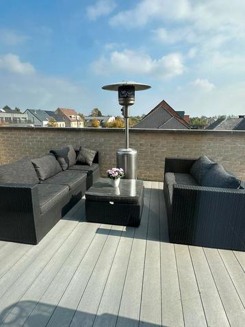 Loungeset + terrasverwarmer beschikbaar voor biedingen