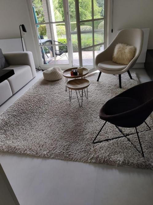 Modern tapijt in gebroken witte tint, Huis en Inrichting, Stoffering | Tapijten en Vloerkleden, Gebruikt, 200 cm of meer, 200 cm of meer