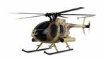Brushless RC Helikopter Hughes MD500E Military Bruin. RTF, Ophalen of Verzenden, Nieuw, Helikopter, RTF (Ready to Fly)