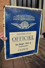 Zeldzame shell reclamebord aeroshell garage 1930, Verzamelen, Ophalen of Verzenden, Gebruikt, Reclamebord