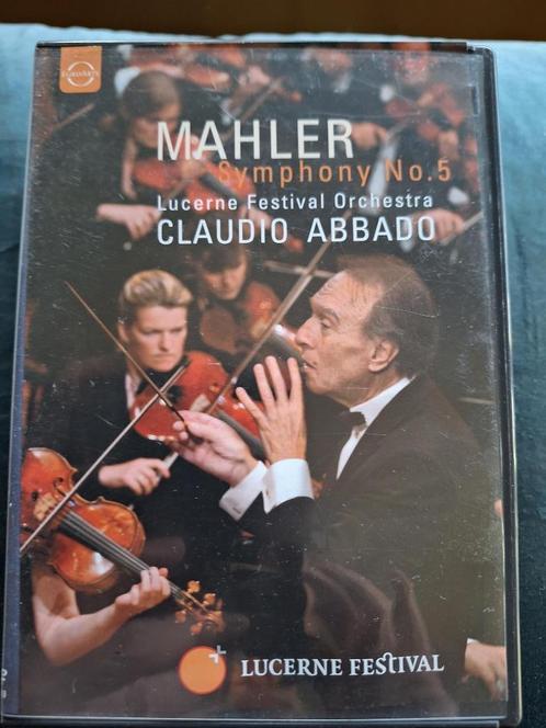 CLAUDIO ABBADO : MAHLER Symphony no 5, Cd's en Dvd's, Dvd's | Muziek en Concerten, Zo goed als nieuw, Muziek en Concerten, Vanaf 6 jaar