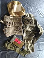 Lot US WW2 bousole para hood Jacket M43 guettre US sac d eff, Verzamelen, Ophalen of Verzenden