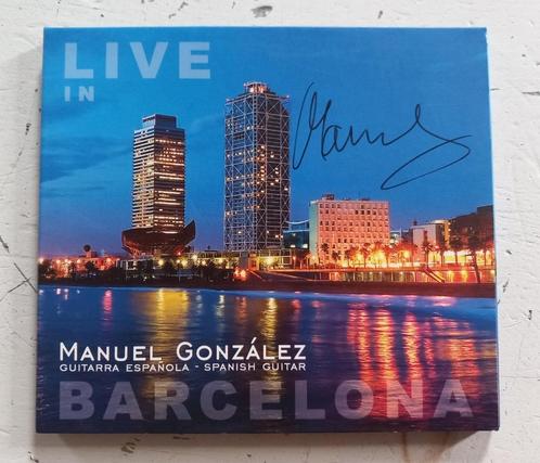 CD Manuel González live in Barcelona gesigneerd, CD & DVD, CD | Autres CD, Comme neuf, Enlèvement
