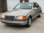 MERCEDES C180 oldtimer schuurvondst Eerste eigenaar 1993, Auto's, Zwart, Bruin, Mercedes-Benz, 5 deurs