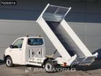 Volkswagen Transporter 150PK Kipper Trekhaak Euro6 Tipper Be, Auto's, Gebruikt, 4 cilinders, Volkswagen, Wit
