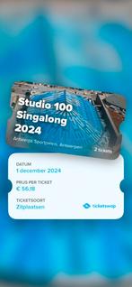 Tickets studio 100 singalong, Twee personen