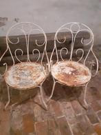 2 chaises de jardin anciennes en fer, Jardin & Terrasse, Enlèvement, Utilisé