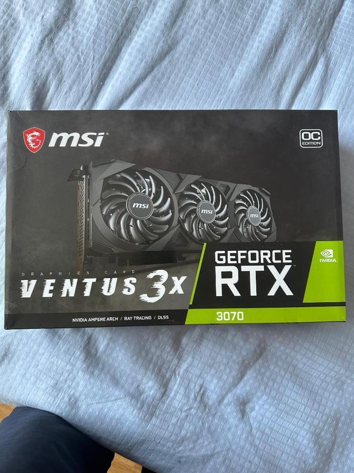 Carte Graphique GeForce RTX 3070 VENTUS 3X OC, Computers en Software, Videokaarten, Zo goed als nieuw, Nvidia, PCI-Express 4.0