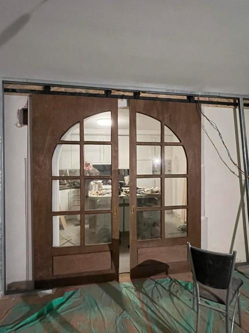 Op maat schuifdeuren van hout, Doe-het-zelf en Bouw, Deuren en Vliegenramen, Nieuw, Binnendeur, Hout, Schuifdeur, Ophalen