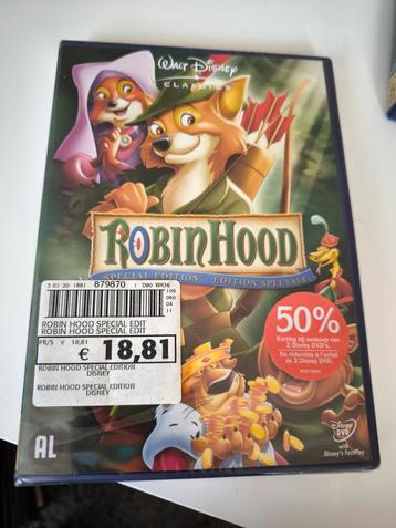 Robin Hood Walt Disney nieuw in plastic