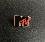 Vintage 1980's MTV Music Television Black Red Gold pins, Enlèvement ou Envoi