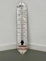 Emaille reclamebord Chocolat Revillon 1930, Enlèvement, Utilisé, Panneau publicitaire
