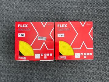 FLEX Velcro Schuurpapier Geperforeerd ø 225 mm P80 & P120 beschikbaar voor biedingen