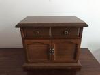 Juwelenkoffer sierraden kastje kist koffer hout, Antiek en Kunst, Ophalen of Verzenden