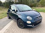 Fiat 500 Lounge 1.2i Automaat Schuifdak GPS CarPlay Garantie, Automaat, 4 zetels, 4 cilinders, Blauw