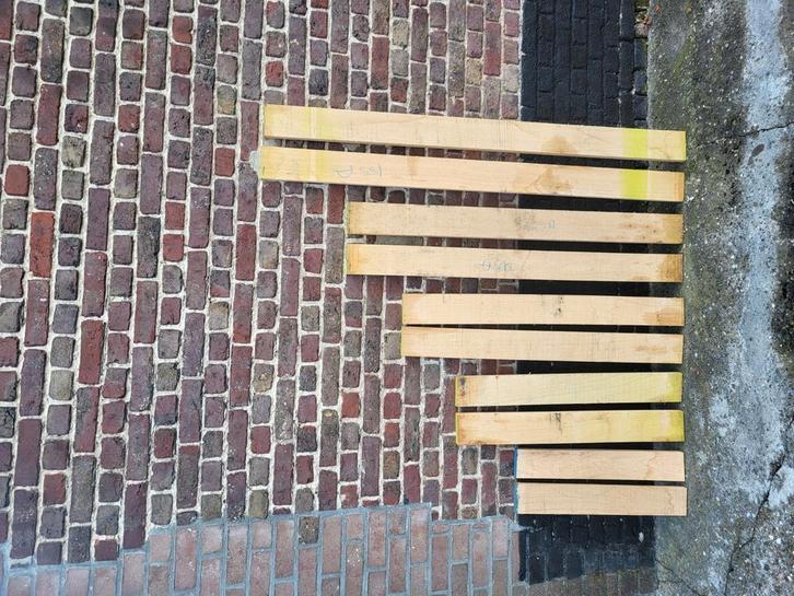 Europees eiken planken ovengedroogd,, Doe-het-zelf en Bouw, Hout en Planken, Nieuw, Eiken, Ophalen