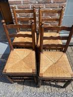 4 chaises en bois, Antiek en Kunst, Ophalen