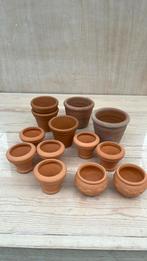 Set van terracotta potjes, Ophalen, Nieuw, Terracotta