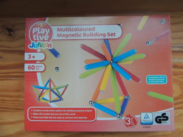 Set de construction magnétique Multicolore, Kinderen en Baby's, Speelgoed | Educatief en Creatief, Bouwen, Ophalen
