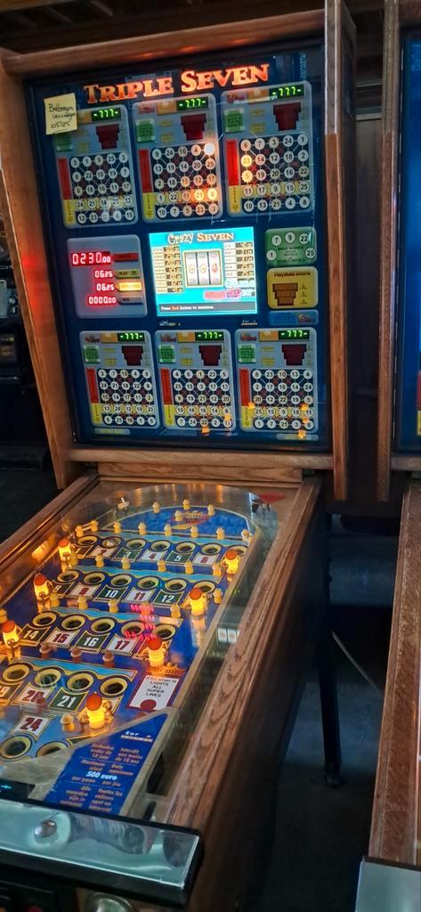 Bingo TRIPLE SEVEN met garantie, Verzamelen, Automaten | Gokkasten en Fruitautomaten, Zo goed als nieuw, Ophalen