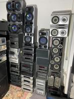 Groot lot Sony, Technics, Philips, Akai, Aiwa Hifi-Systemen, Audio, Tv en Foto, Ophalen, Cd-speler, Sony