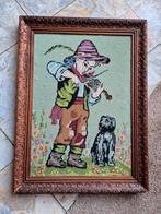 Antieke houten kader handgesneden, Ophalen