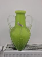 Vase Opaline Fiorentina, Maison & Meubles, Enlèvement ou Envoi, Vert, Moins de 50 cm