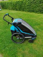 Thule Sport 1 fiets- en loopkar, Fietsen en Brommers, Ophalen, Opvouwbaar, Zo goed als nieuw, Thule