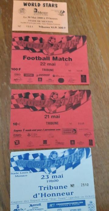 Retro tickets  F1 en voetbal