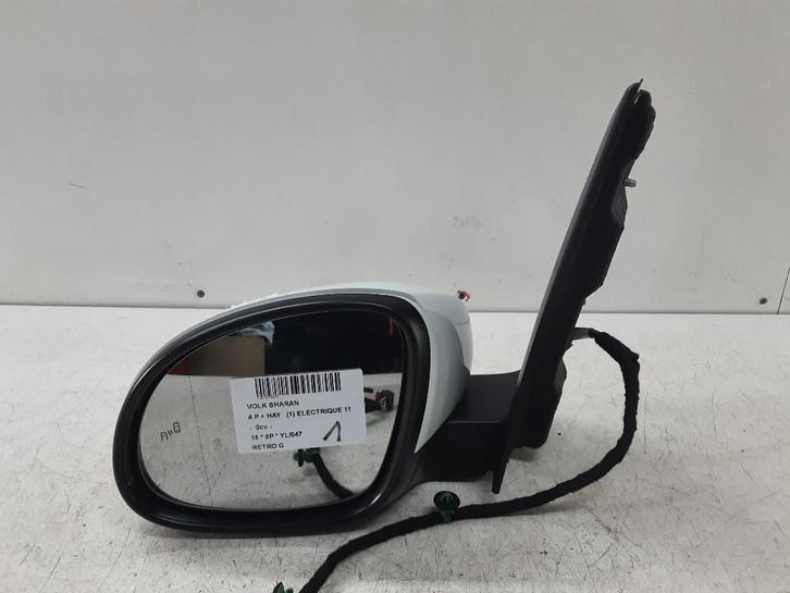 SPIEGEL LINKS Volkswagen Sharan (7N) (7N1857501M), Auto-onderdelen, Spiegels, Volkswagen, Gebruikt