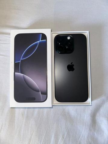 iPhone 16 pro 128gb zwart beschikbaar voor biedingen