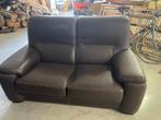 Lederen zetel, Huis en Inrichting, Zetels | Zetels, Ophalen, Gebruikt, Tweepersoons, Leer